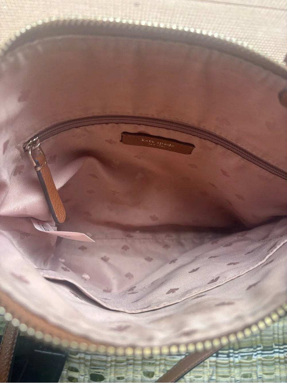Kate Spade Jackson Pebbled Leather Top Zip Crossbody Bag